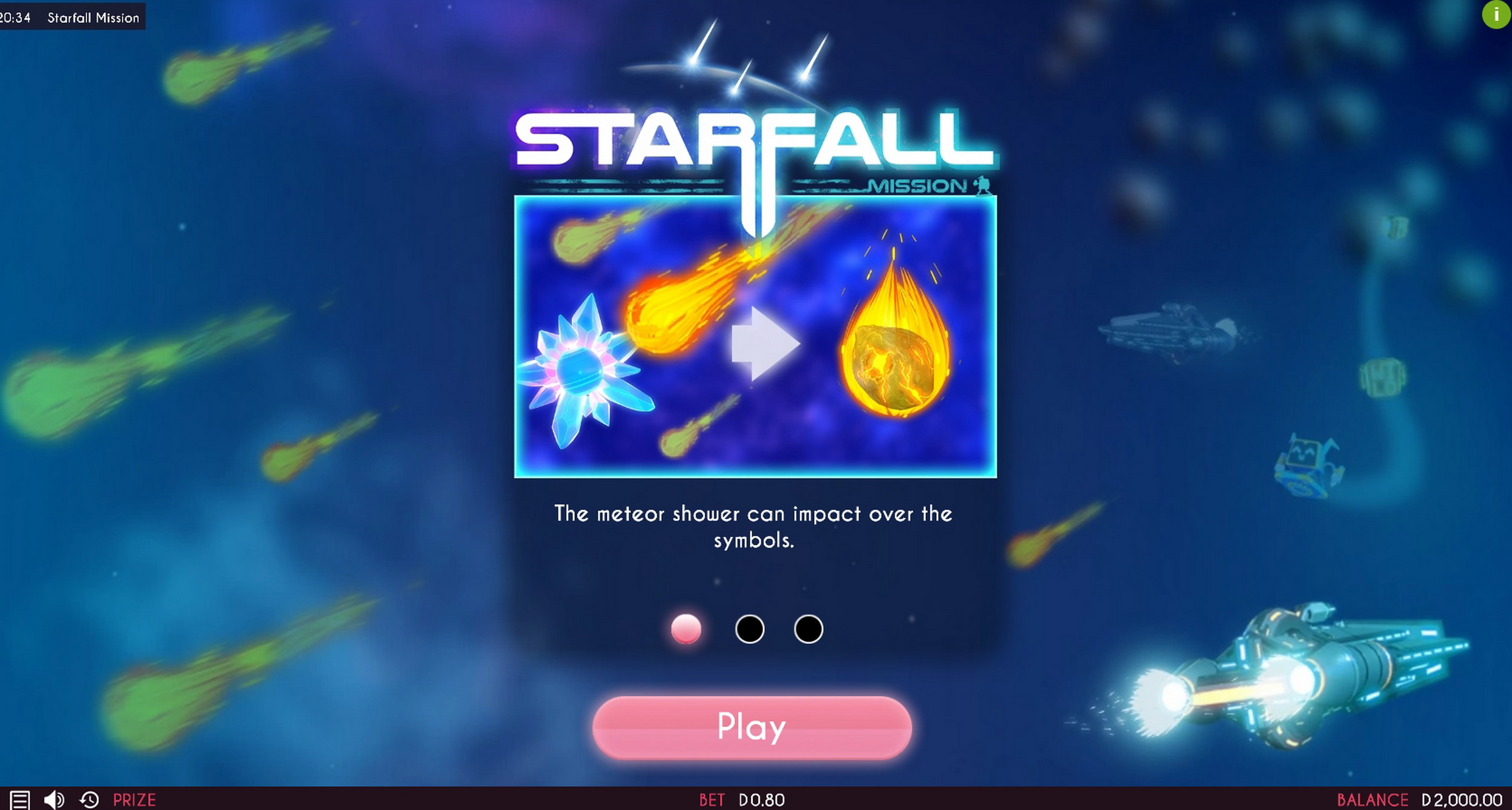 Play StarFall Free Casino Slot Game by Triple Cherry