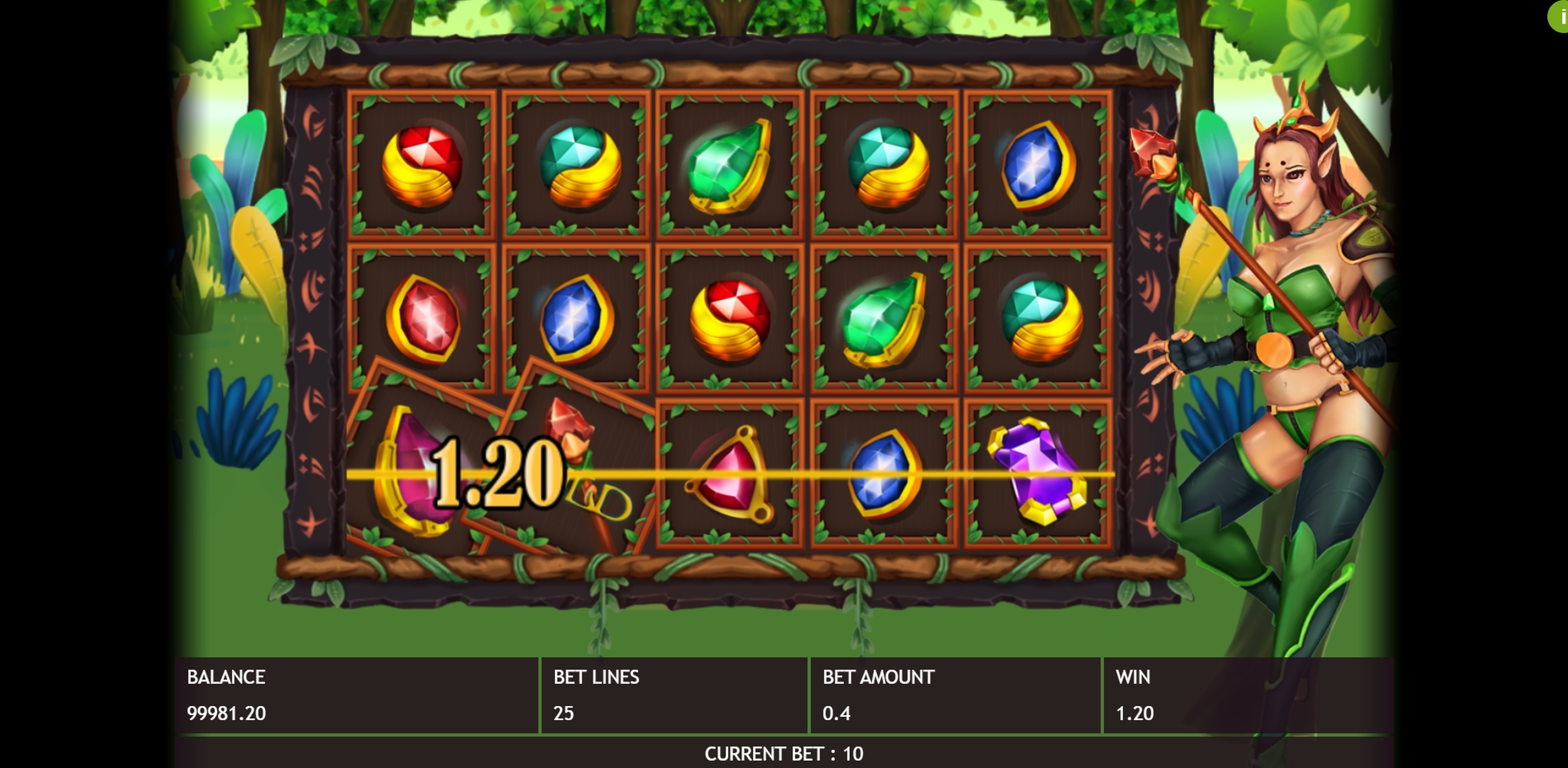 Win Money in Gemstone Legend Free Slot Game by Triple Profits Games