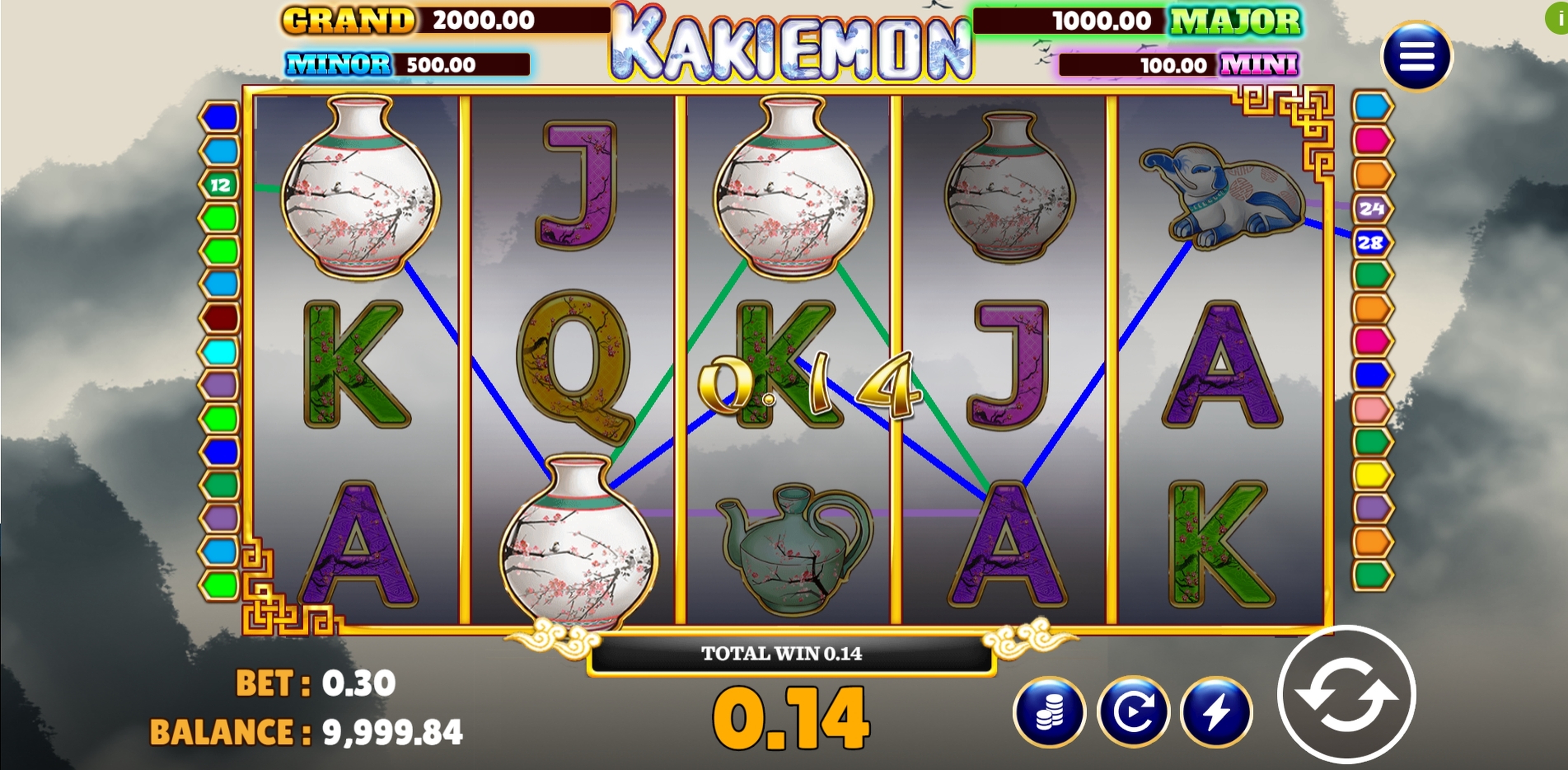 Win Money in Kakiemon Free Slot Game by Vela Gaming