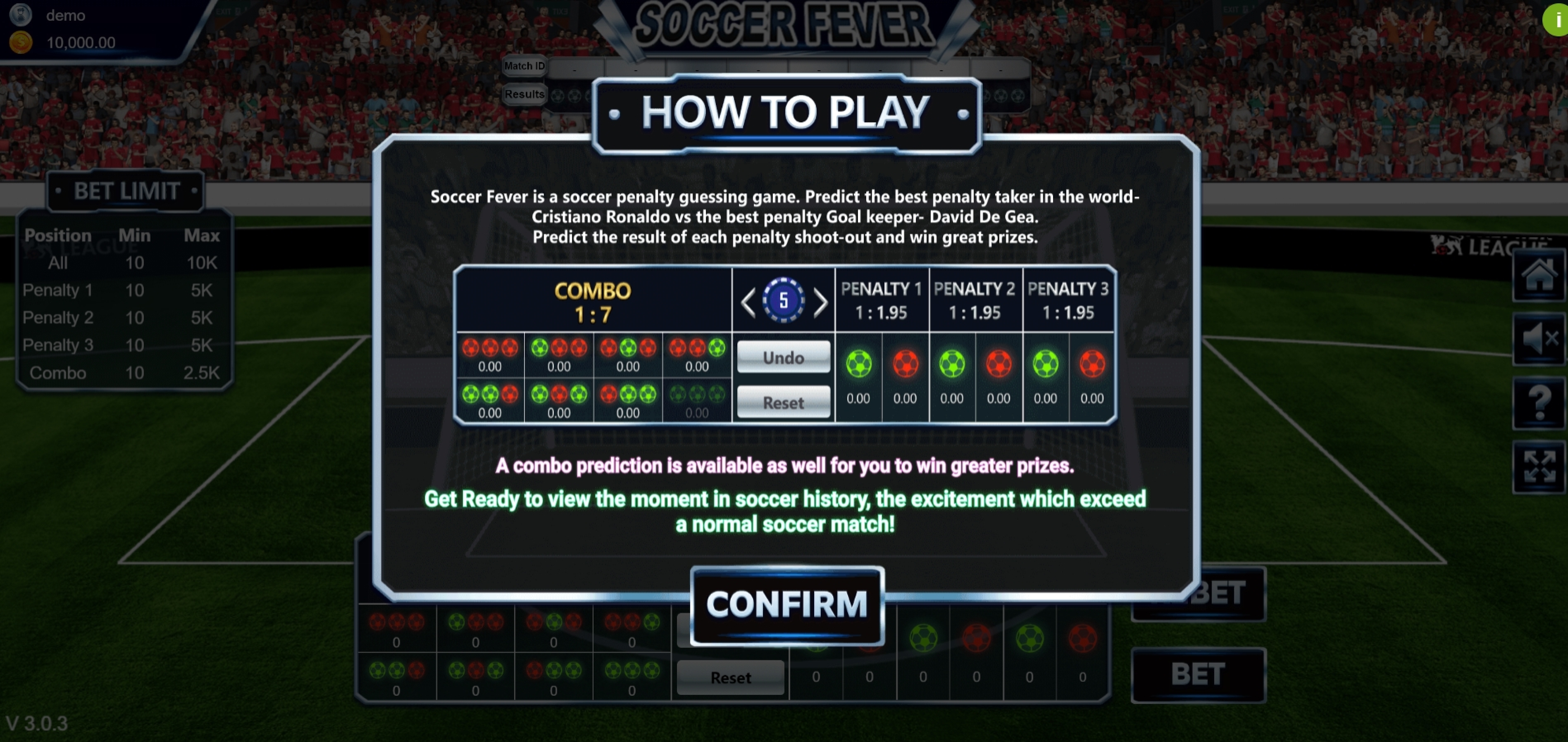 Info of Soccer Fever Slot Game by Vela Gaming