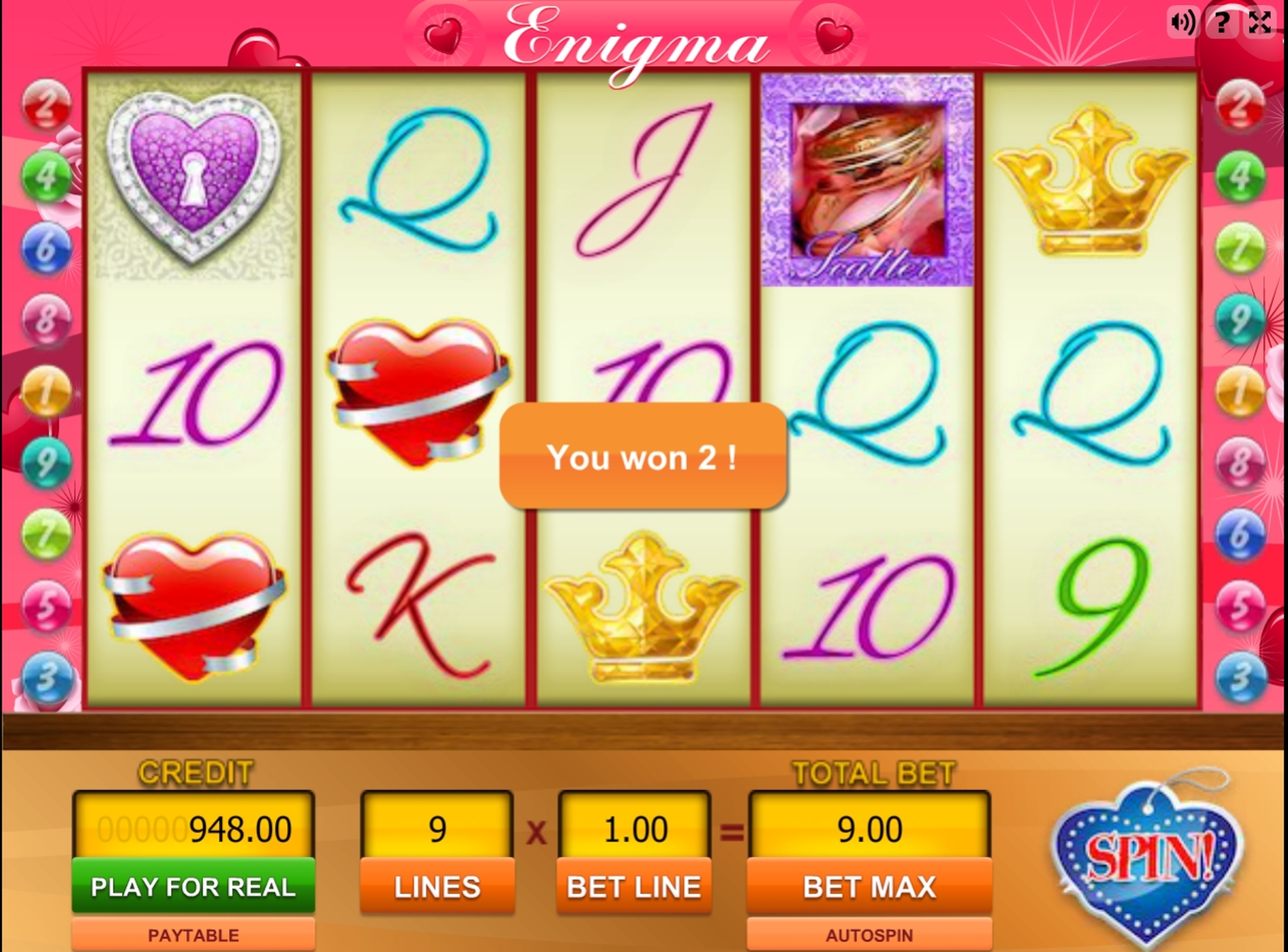 Win Money in Enigma Free Slot Game by Viaden Gaming