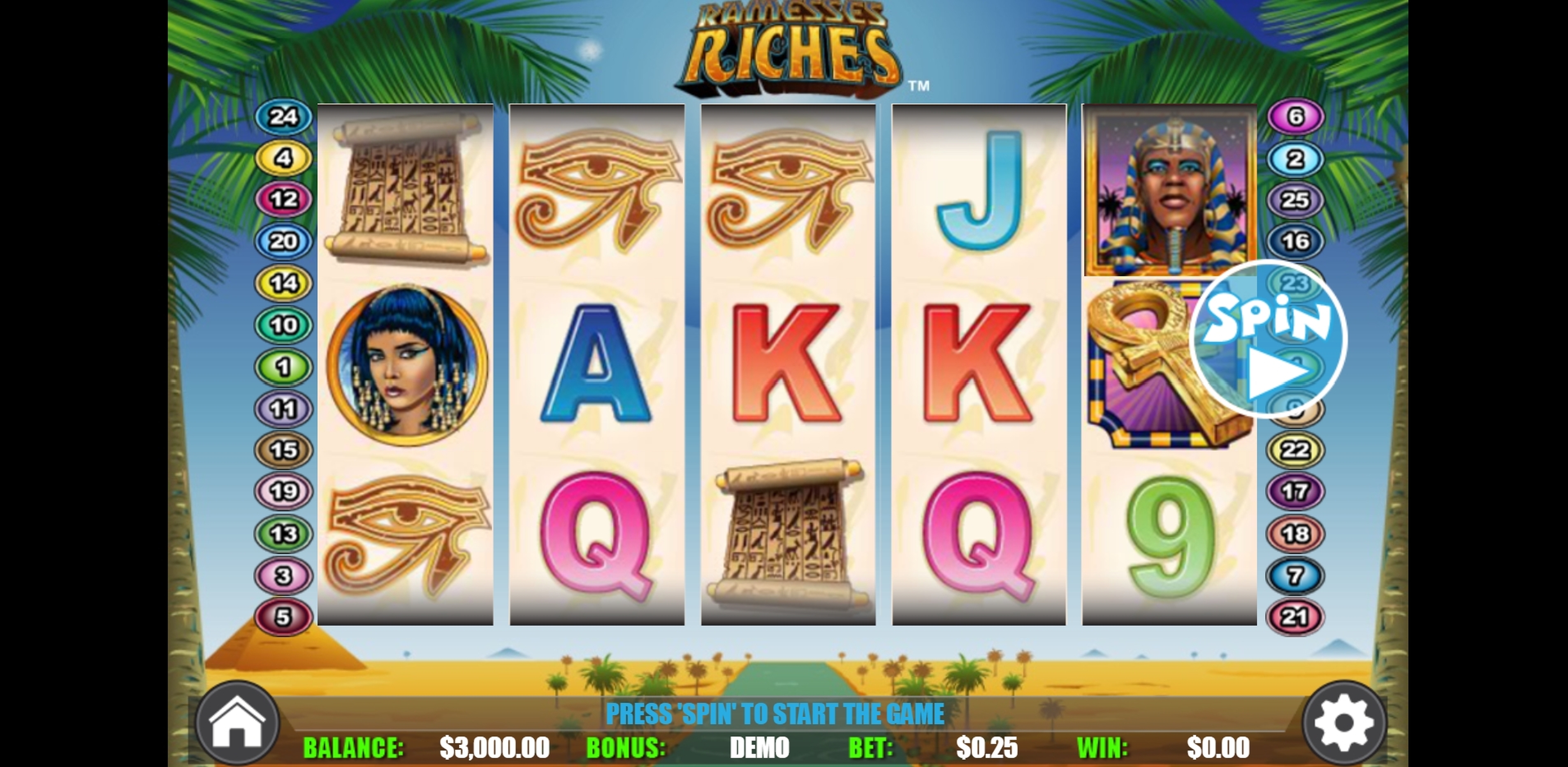 Reels in Beat The Bank Slot Game by Wager Gaming