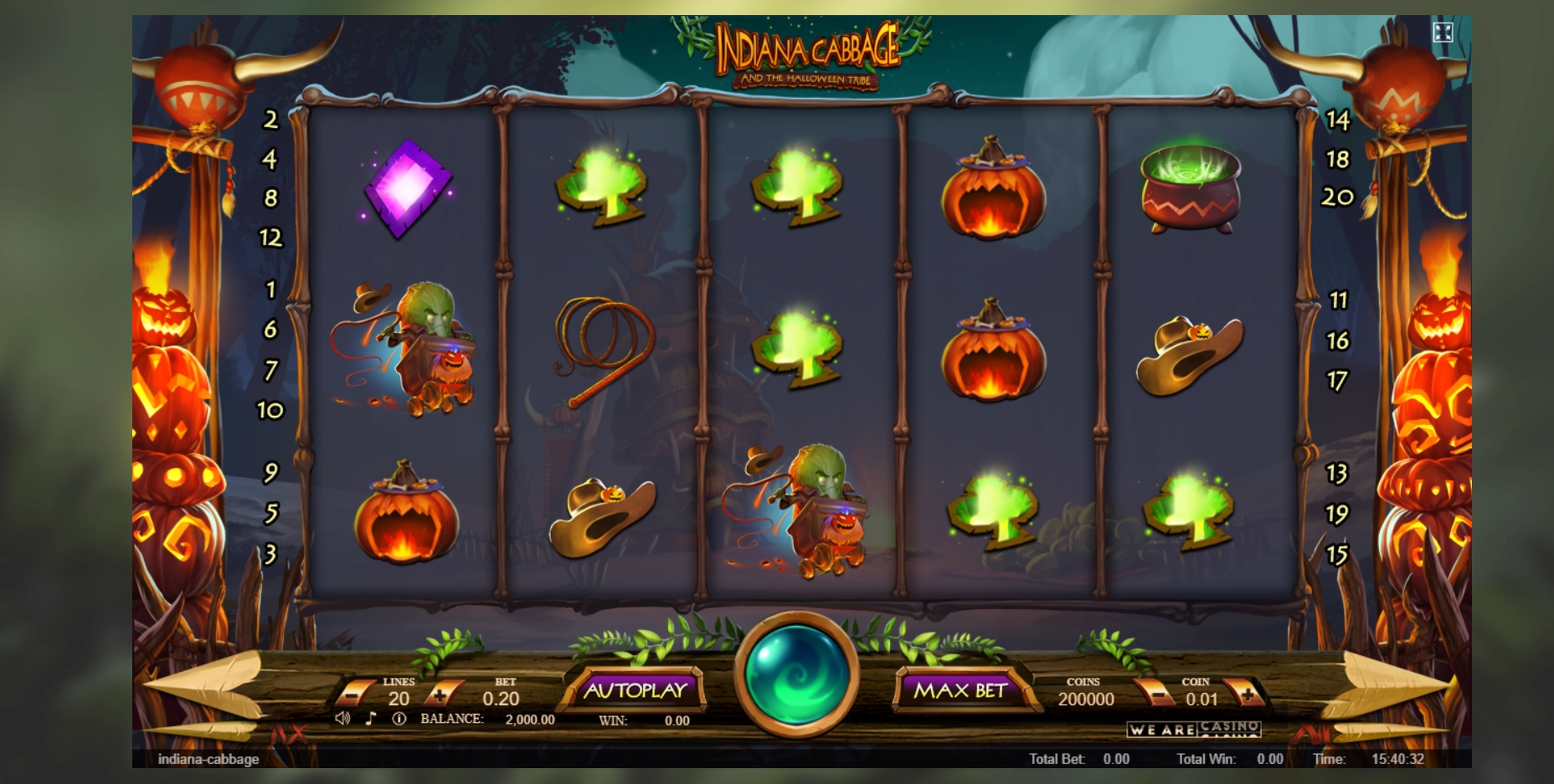 Reels in Indiana Cabbage Slot Game by We Are Casino