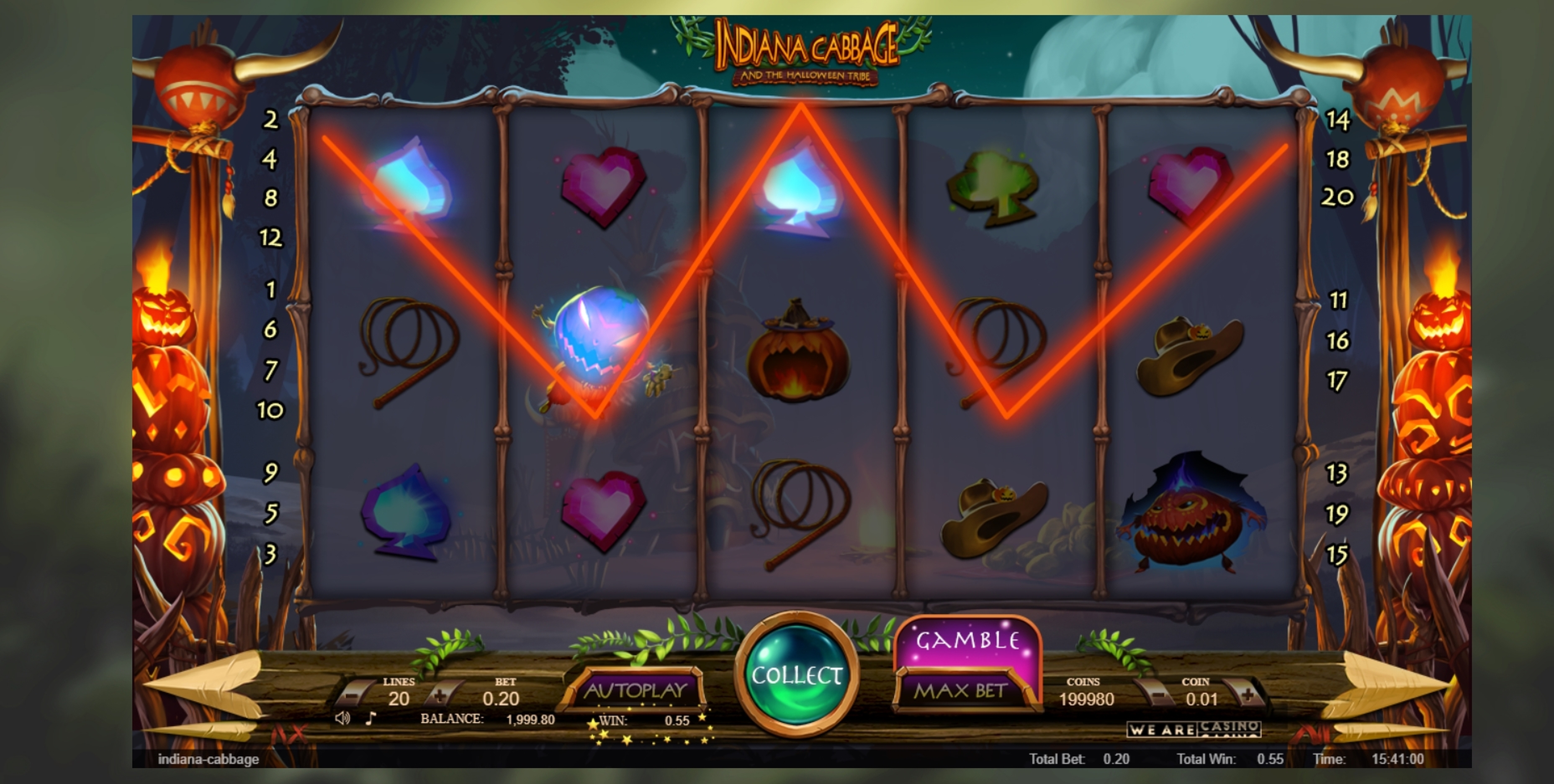 Win Money in Indiana Cabbage Free Slot Game by We Are Casino