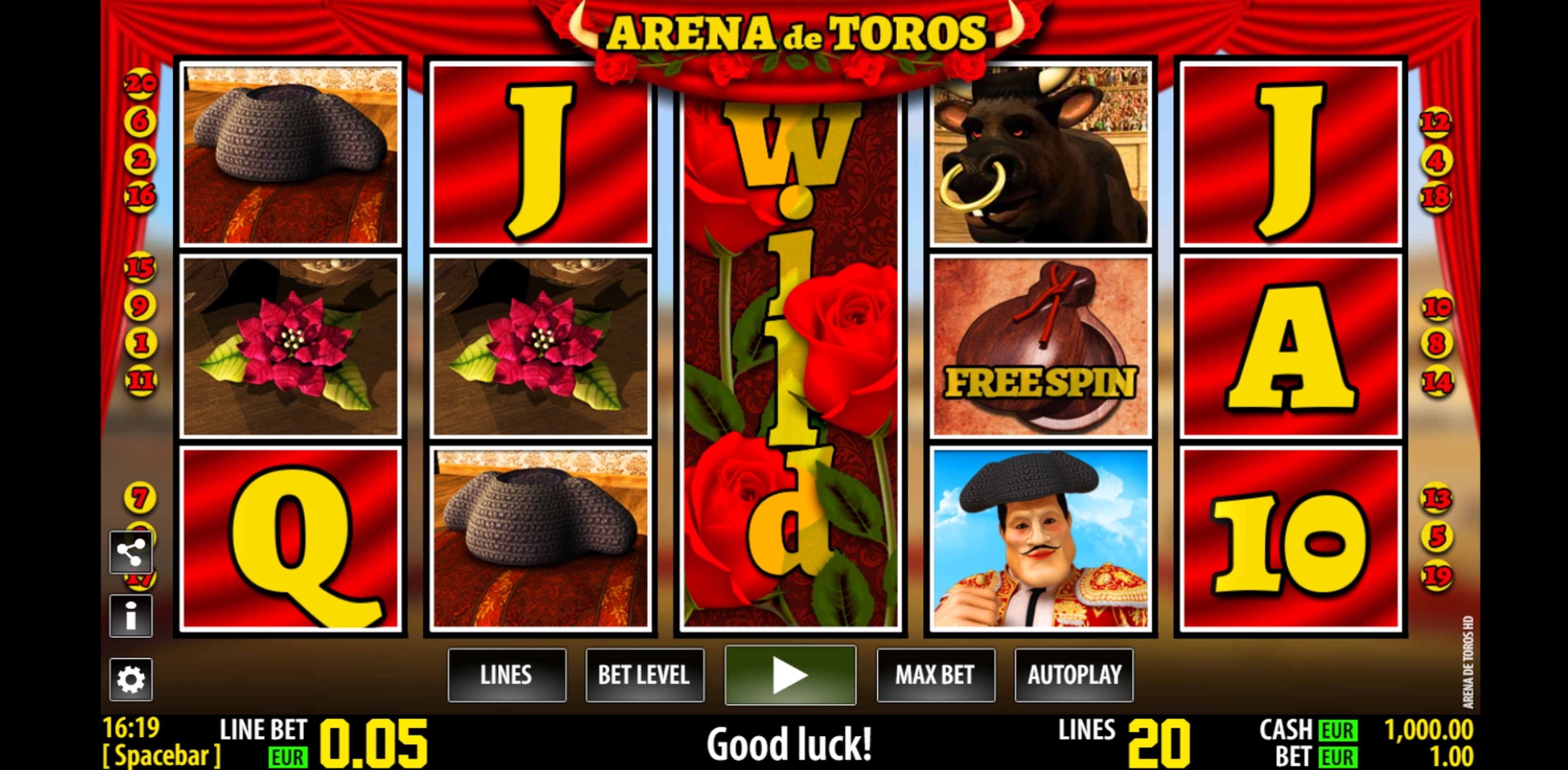 Reels in Arena de Toros HD Slot Game by World Match