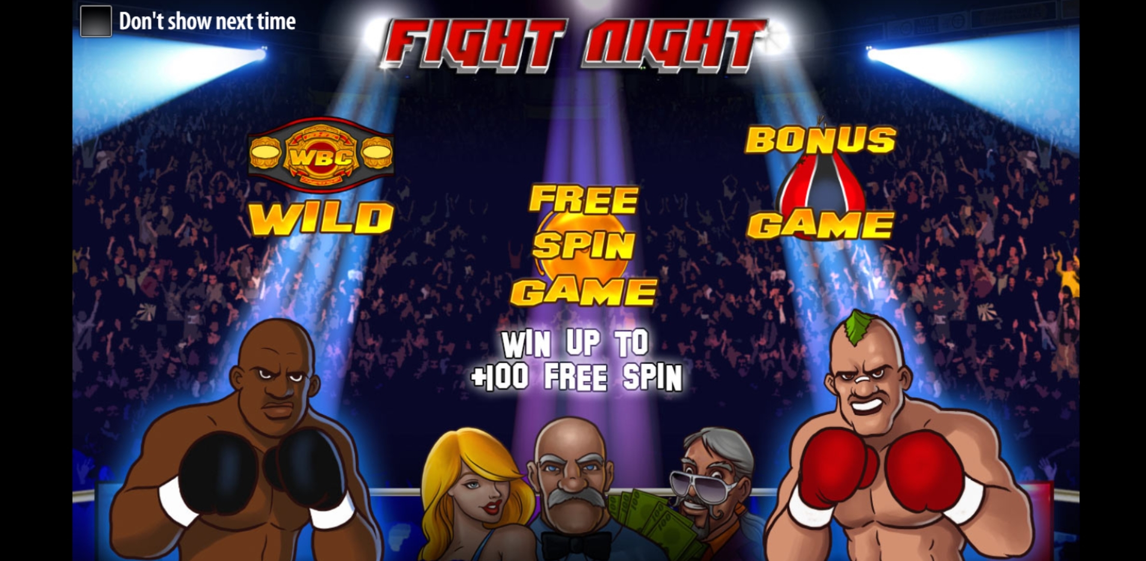 Play Fight Night HD Free Casino Slot Game by World Match