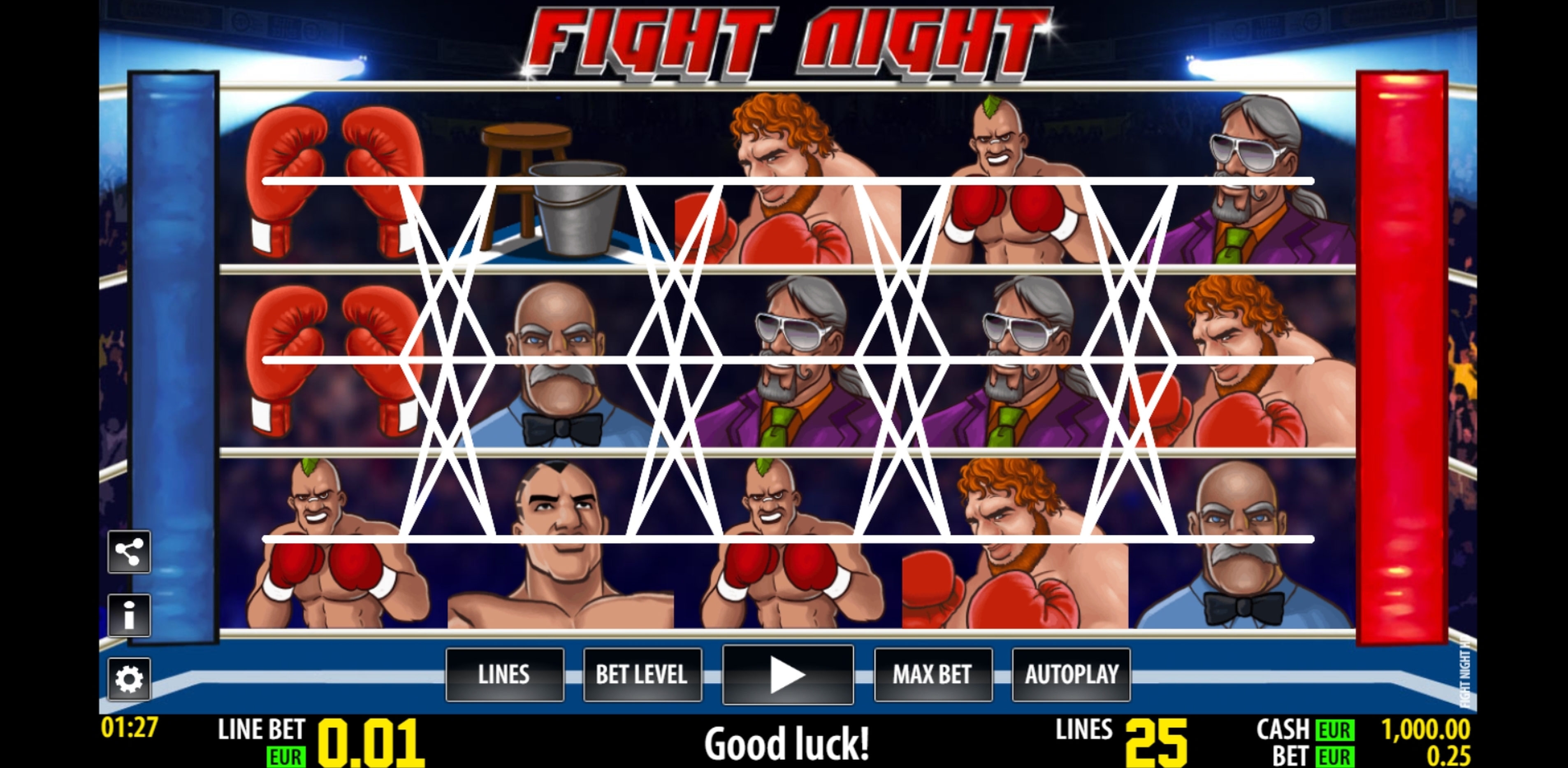 Reels in Fight Night HD Slot Game by World Match