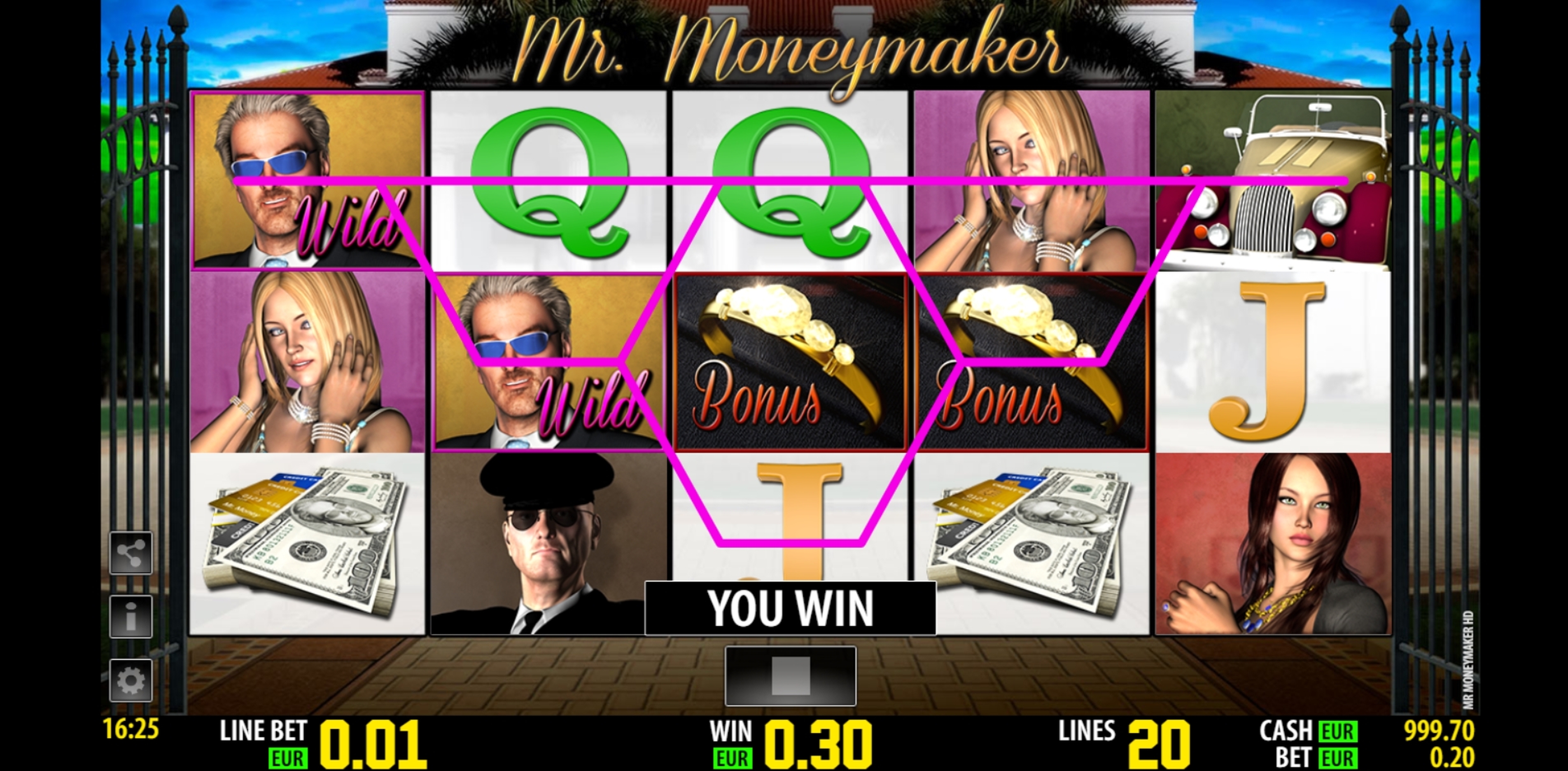 Win Money in Mr. Moneymaker HD Free Slot Game by World Match