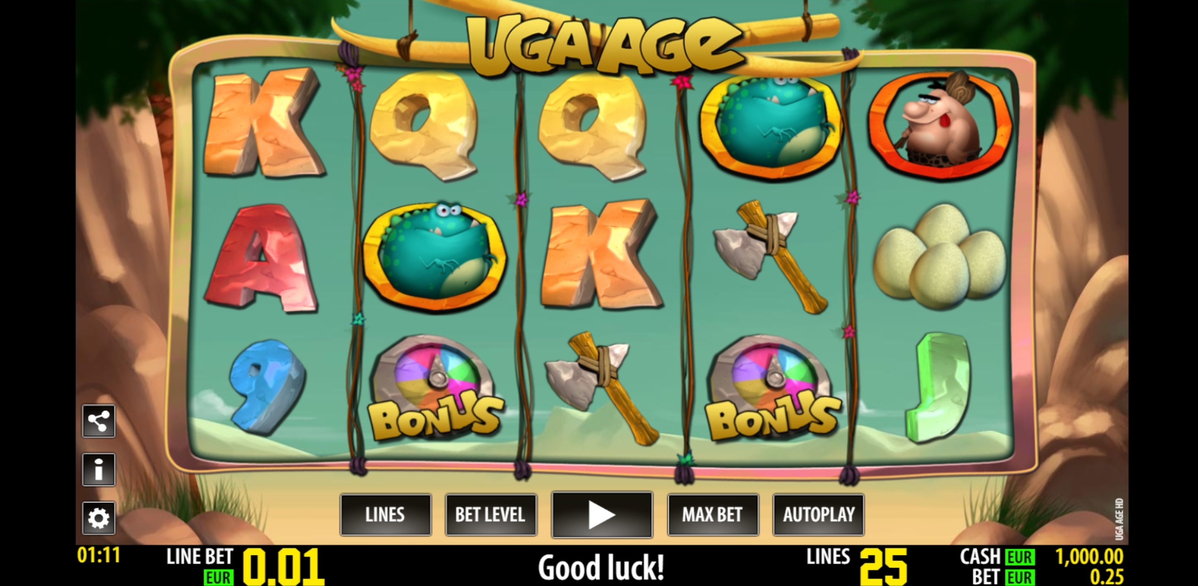 Reels in Uga Age HD Slot Game by World Match