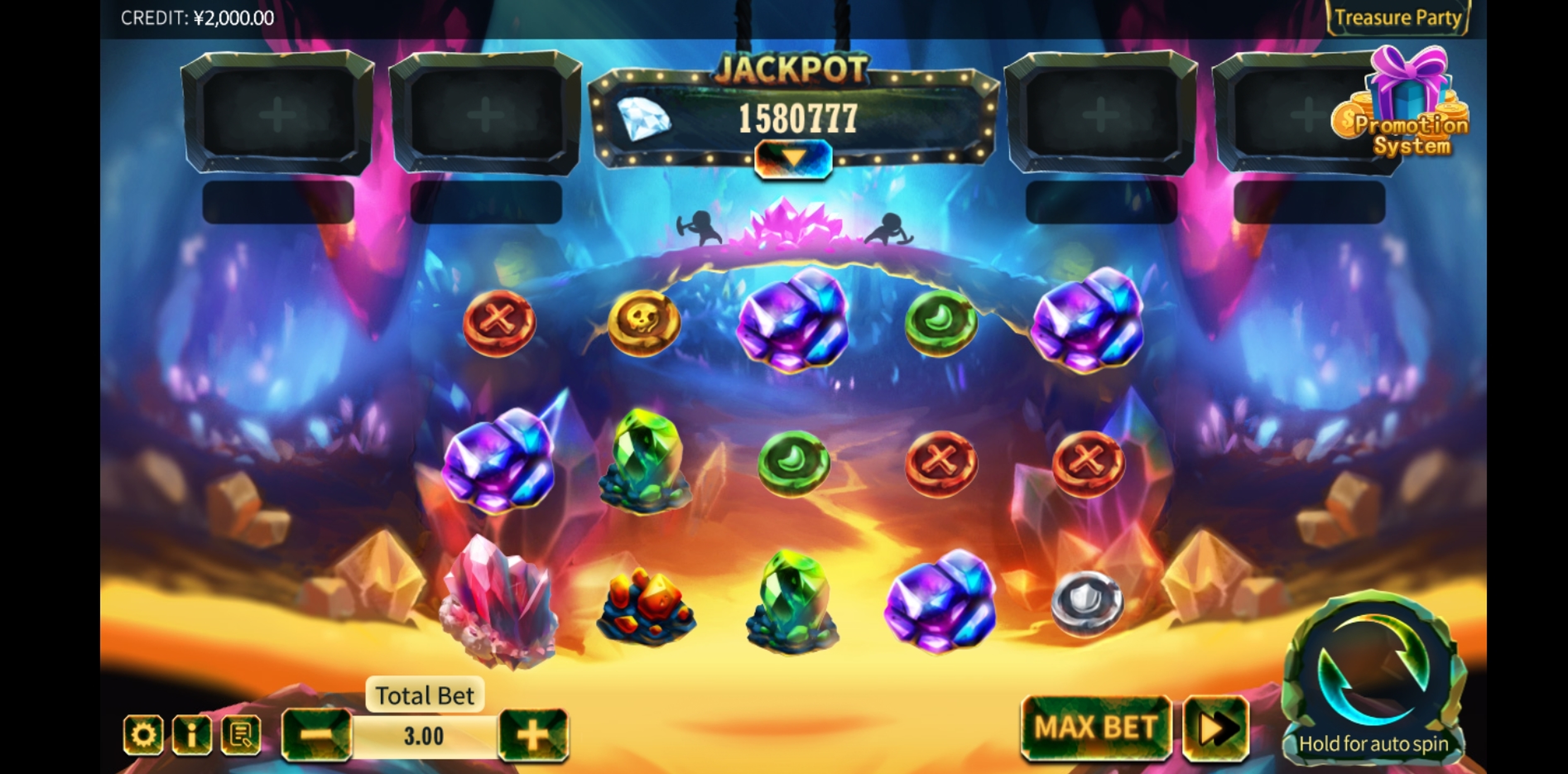 Reels in Treasure Jackpot Party Slot Game by XIN Gaming