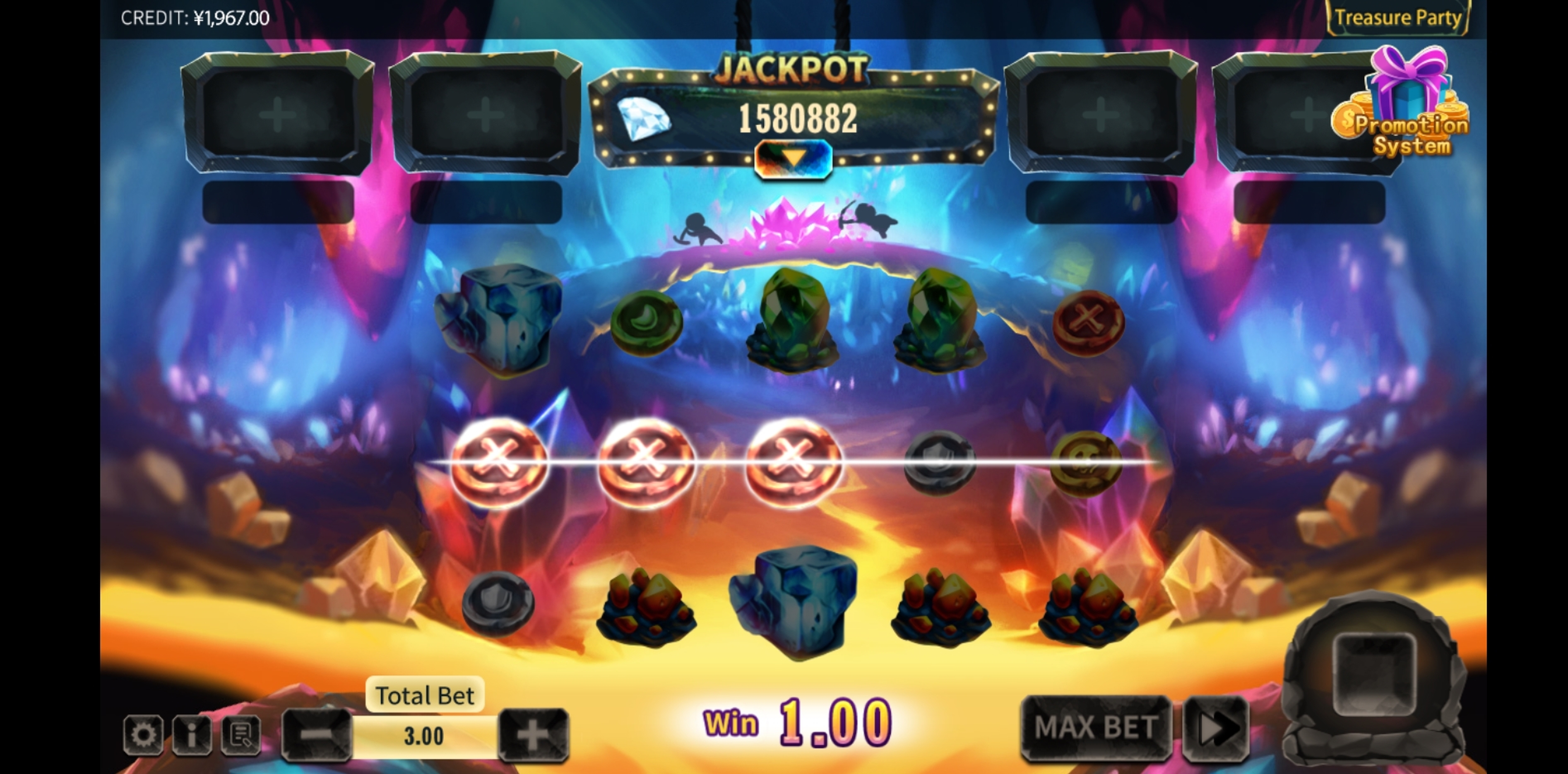 Win Money in Treasure Jackpot Party Free Slot Game by XIN Gaming