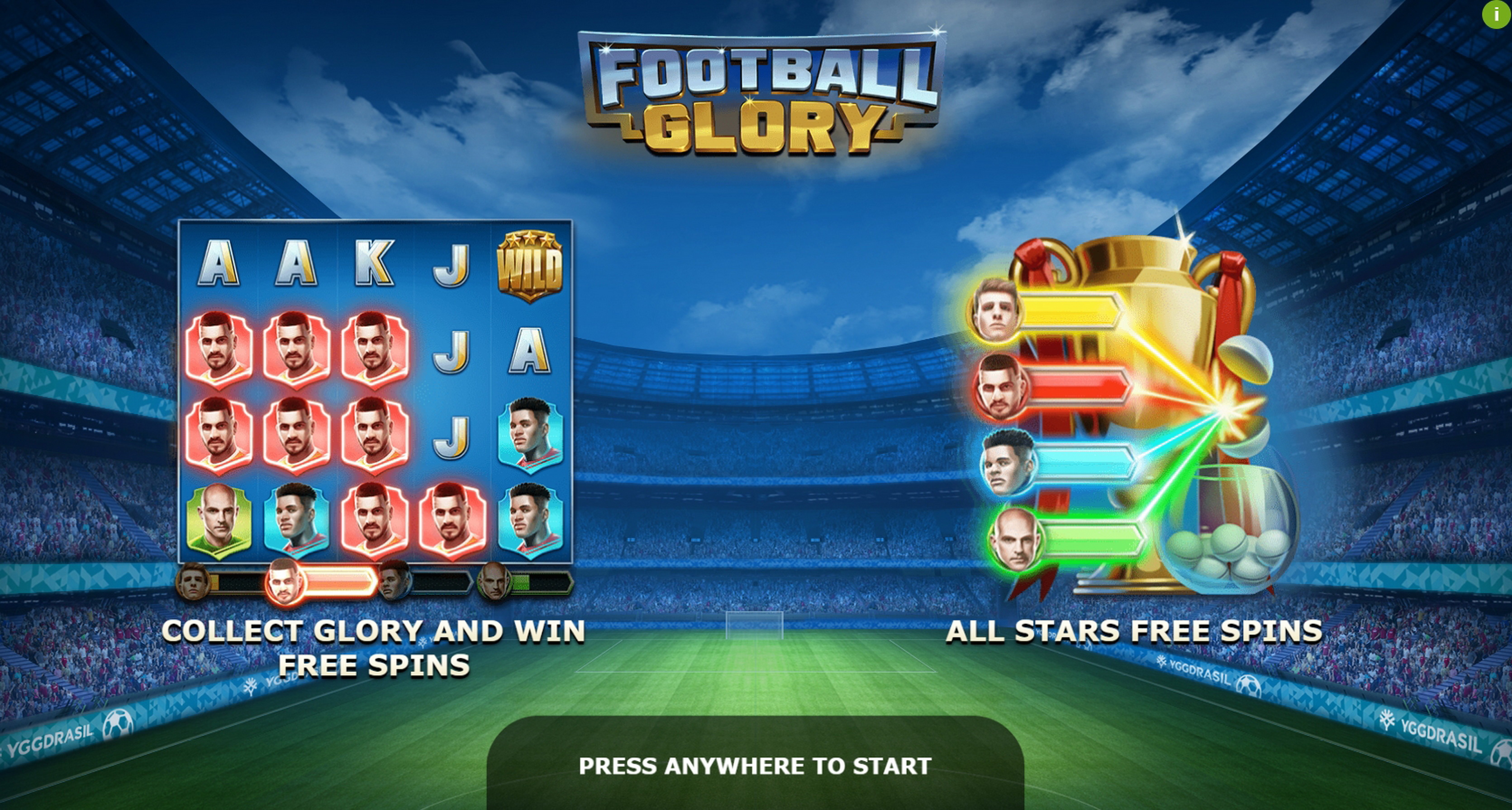 Play Football Glory Free Casino Slot Game by Yggdrasil Gaming