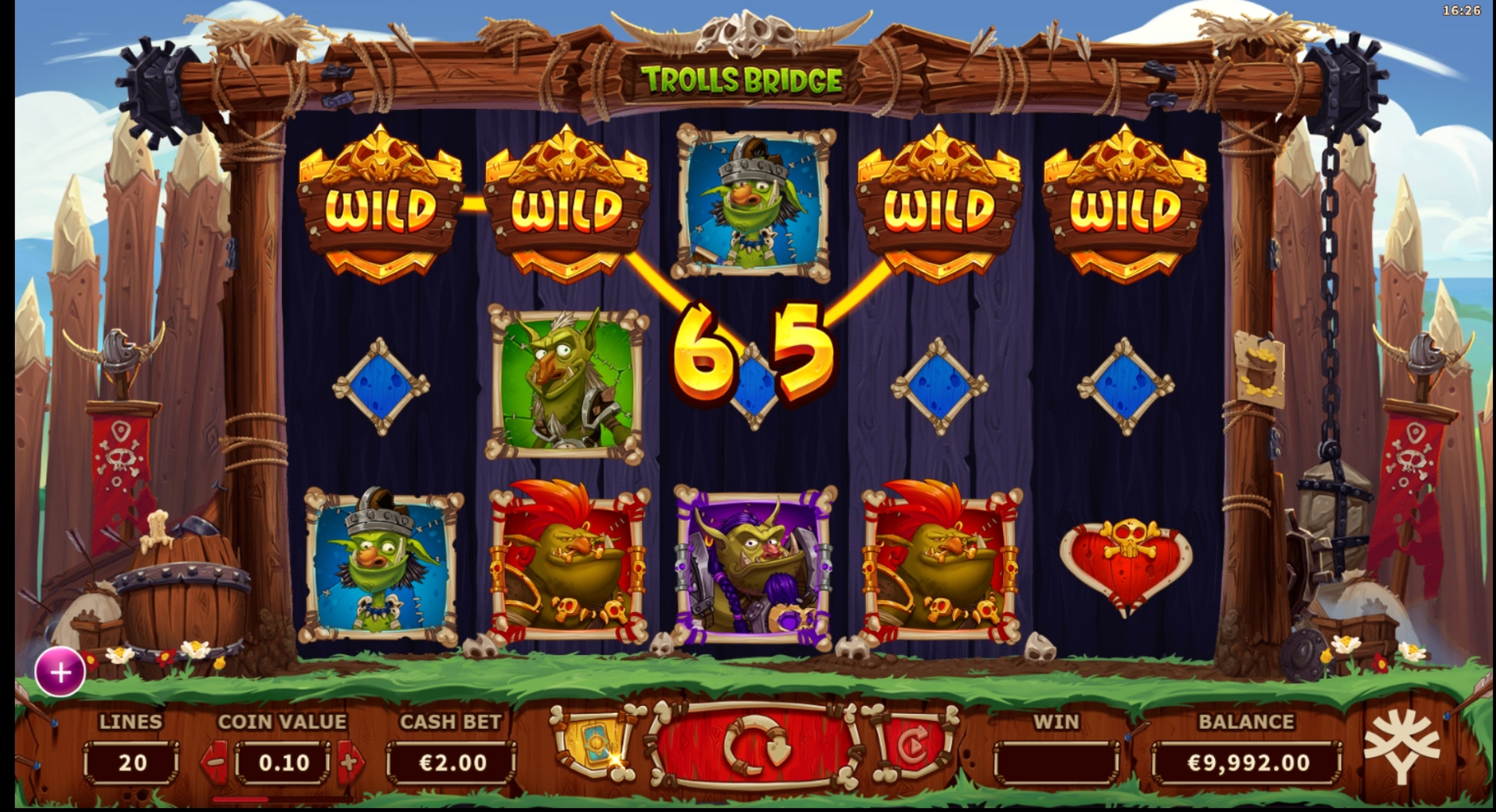 Win Money in Trolls Bridge Free Slot Game by Yggdrasil Gaming