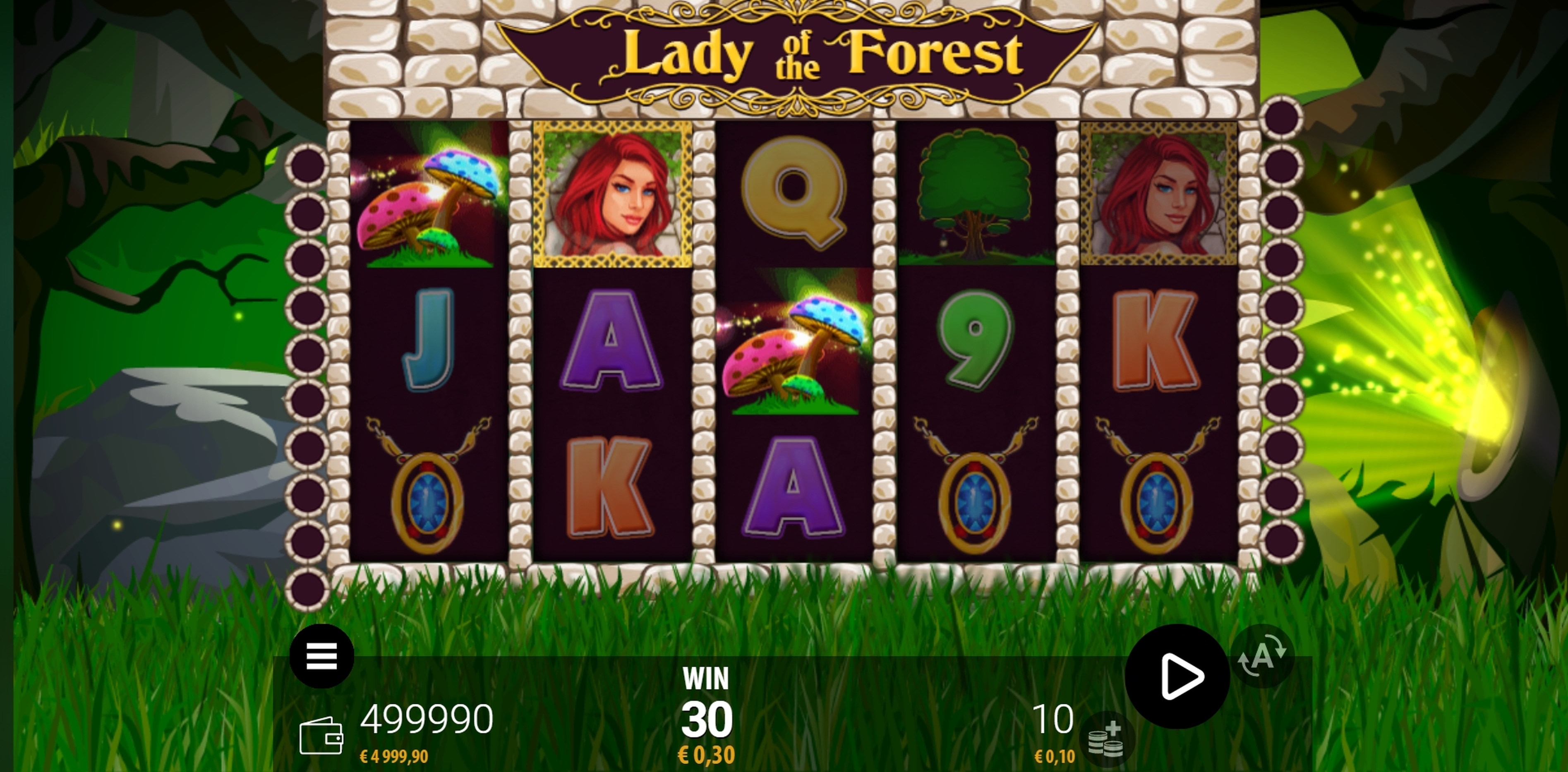 Win Money in Lady of the Forest Free Slot Game by ZEUS PLAY
